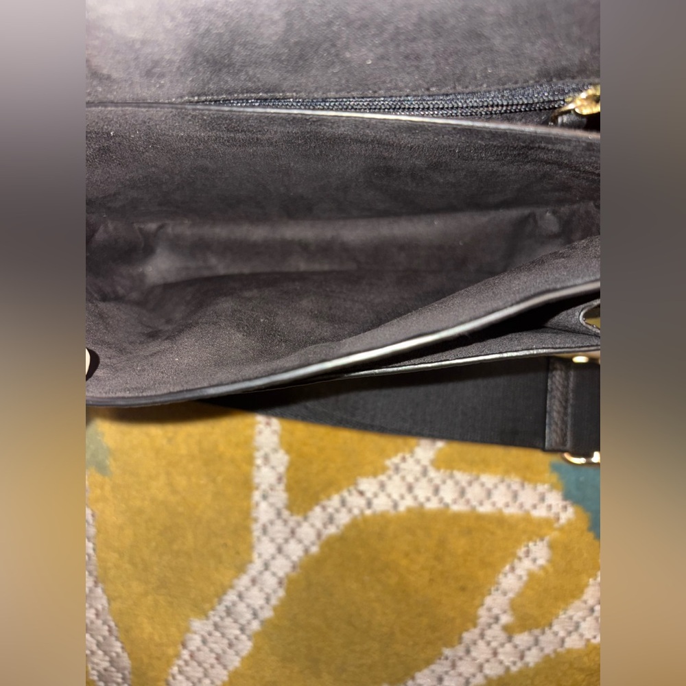 Coach Lucy Crossbody Shoulder Bag Black Pebbled Leather - Picture 9 of 16